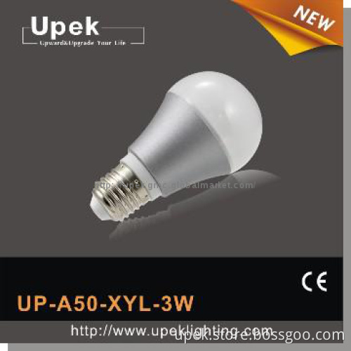 E27/B22 energy saving indoor 3w 5w A19 led bulb